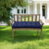 FLYSWUP 47.2x19.6) Indoor/Outdoor Bench Cushion, Garden Loveseat Cushion, Swing Seat Cushion,Thicken Patio Bench Soft
