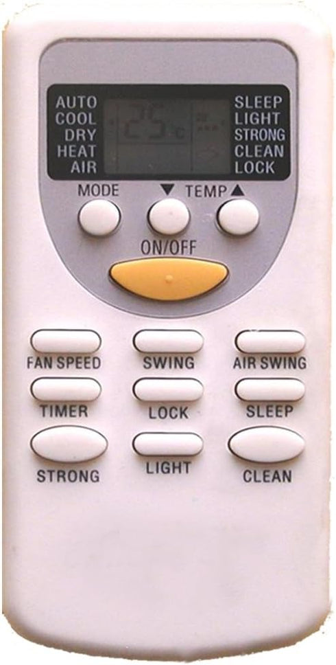 Replacement Air Conditioner Remote Control for Yonan Sairon JBS Transco Fujiya Turbo Air lux Celestial Hoffwel Tristar Cartel Nakatomy El