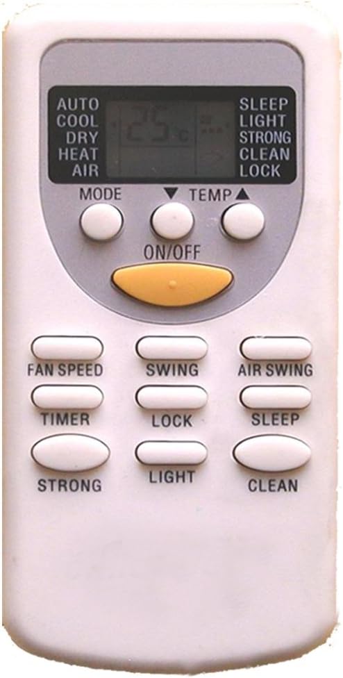 Replacement Air Conditioner Remote Control for Yonan Sairon JBS Transco Fujiya Turbo Air lux Celestial Hoffwel Tristar Cartel Nakatomy El