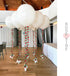 LESING 4PCS Artificial Rose Garlands, 28.8FT Fake Silk Flower Vines with Greenery Plants for Wedding Decoration