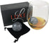 Luxe Whiskey Stones - Set of 2 Marble Chilling Spheres in Gift Box with Velvet Storage Bag