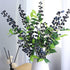 OrgMemory (6 17" Artificial Berry, pcs, Each) Fake Burgundy Berry, Artificial Berries Stems for Xmas Tree Wreath