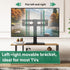 FURWOO 27 65 inch 4 400x400mm Universal TV Stand for to LCD LED TVs Level Height Adjustable TV Stand Base with Tempered