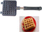G & D Nonstick Waffle Maker Pan, Aluminum, 13 in L x 5.5 in W x 1.2 in H, True Nonstick Coating
