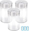 Segarty 3 Pack Spice Jars, 3 oz Glass Bottles with Shaker Lids, Adjustable Pour Holes for Kitchen Storage