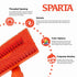 3638831EC24 8 Inches, SPARTA Polyester Rectangle Scrub Brush, Floor Brush, Cleaning Brush With Swivel Head
