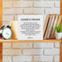 SOFEGY 5 5 Inches Nurse's Prayer Decor Nursing Graduation Gift Nurse Decorations Home Office Wood Sign for Desk Table