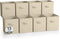 Sorbus 13 Inch Storage Bins - 8 Sturdy Collapsible Fabric Baskets with Handle for Organizing Clothes, Toys, Books