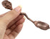 Vintage Royal Style Carved Coffee Spoon, 5PCS Antique Teaspoon Mini Tableware for Cafe Kitchen Dining Bar
