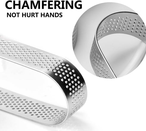 Guowall Stainless Steel Cake Ring, Multi Shaped Pastry Food Ring, Nonstick DIY Baking Tools - 8pcs