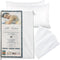 National Allergy Premium 100% Cotton Zippered Pillow Protector - Standard Size, 3 Pack, White