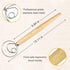 2 Pcs Danish Dough Whisk, Large Stainless Steel