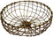 Retro Handcrafted Iron Fruit Basket, Rustic Farmhouse Wire Bowl for Kitchen Table Dining Decoration