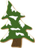 Foose Pine Tree Cookie Cutter 3.5 Inch, Tin Plated Steel Cookie Mold