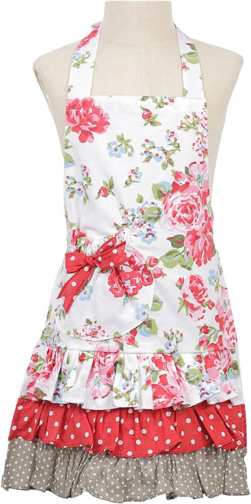Surblue Heavy Duty Kitchen Aprons for Women - Ideal for Cooking & Gardening