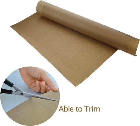 Bantoye 5 Pack Non Stick Teflon Sheet, 16 x 24" PTFE Transfer Sheet, Heat Resistant Craft Mat