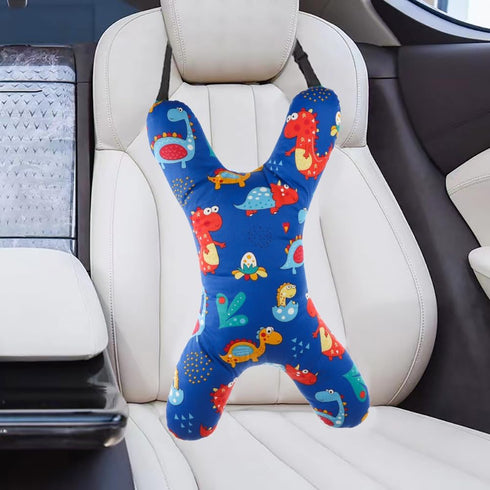 HKSICHENGKEJI Car Travel Pillow for Kids Adults X-Shaped Car Sleeping Head Support Soft Neck Pillow Head and Body