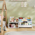 2 4-Tier TCW16WB CHOEZON Kids Bookshelf, Book Shelf for Kids Rooms, Toddler Bookshelf with Open Shelves and Sling Rack
