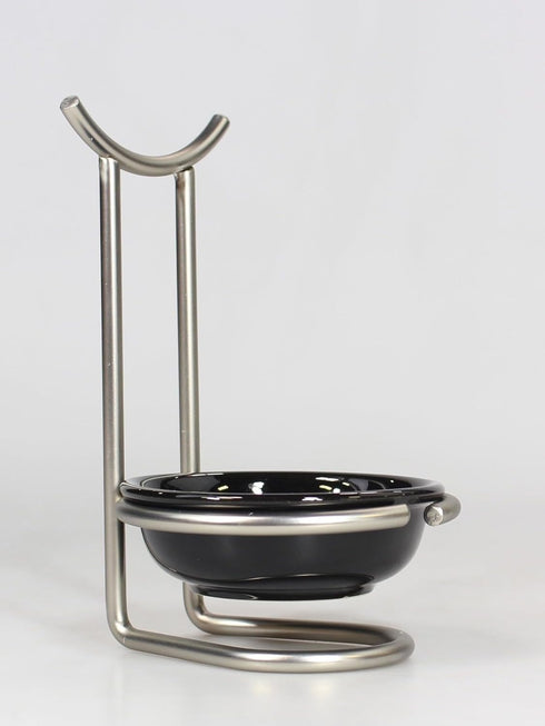 Spectrum Diversified Euro Spoon Rest with Ceramic Dish, Satin Nickel