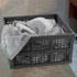 Ramddy 34 3 Packs, Collapsible Milk Crate Quart Stackable Folding Crate for Storage - Save Space