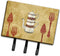 Caroline's Treasures SB3088TH68 Teapot Welcome Leash or Key Holder, Wall Hooks for Hanging Keys