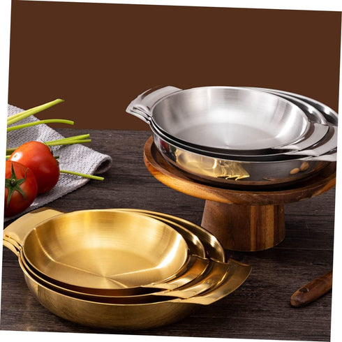 Stainless Steel Seafood Pot, Skillet, Milk Japanese Omelette Pan, Noodle Pot, Non-Stick Stir Fry Wok