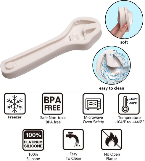 Hand Tools Chocolate Silicone Molds, 3 Packs Large Hammer Wrenches Pliers Baking Molds for Cake Decoration