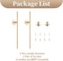 Set 2 Sziqiqi Wall Candle Holder Gold: Candle Sconces Wall Decor of for Dining Room Wall Hanging Candle Sticks Holder