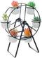 Ferris Wheel Plant Stand with 6 Planters Succulent Pots for Home Office
