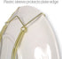 Brass Vinyl Coated Plate Hangers, Set of 4 Pcs, 10 to 14 Inch, Hook and Nail Included