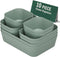 Plastic Drawer Organizers, 10 PCS Bathroom and Vanity Organizer Bins, Green Makeup Storage for Bedroom, Kitchen, Office