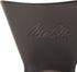 Melitta 1 Cup Porcelain Pour-Over Cone Coffeemaker, Glossy Black