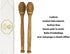KYVANDO 2pcs, 6.3 Inch Brazilian Cherry Wood Honey Dipper - Durable & Warp-Resistant, Preserves Honey Purity