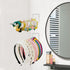 Bigfety 6 Pack Acrylic Headband Holder Wall, Clear Hanging Organizer for Girls and Women