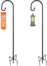Ottsuls Bird Feeder Pole, 45 INCH Heavy Duty Shepherds Hooks for Outdoor