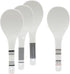 4 Piece Ceramic Rice Paddle Spoon and Spatula Set, Heat Resistant Rice Scooper