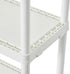 Gracious Living 4 Shelf Organizer System for Home, Garage, Basement, and Laundry - Fixed Height, White