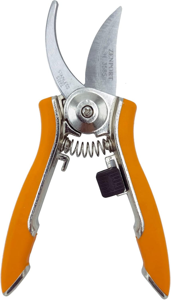 Zenport H358S Micro Trimmer Shear, 1, Orange