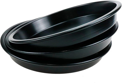 3pcs 7inch Non-Stick Bakeware Pizza Pan, Aluminum Baking Pan for Healthy & Durable Cooking