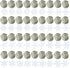 GOER 36 Pcs Snowflake Hanging Swirls for Christmas, New Year, Winter Party Decorations