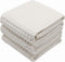 Waffle Weave Kitchen Drying Towels 3 Pack, Thick Microfiber, Absorbent, Lint Free, 16Inch x 24Inch, Beige