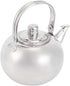 Tea Kettle for Stovetop, Stainless Steel Teapot with Filter, Flat Bottom Induction Cooker Water Kettle (Silver 14CM)