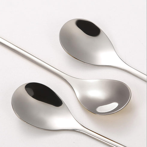 Cute Stainless Steel Coffee Dessert Spoon, 4 Pieces Demitasse Spoon for Stirring, Creative Flower Sugar Spoon