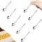 CasaVibe 8 PCS 2.8" Tiny Stainless Steel Spoons for Spices Jars, Mini Size