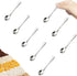 CasaVibe 8 PCS 2.8" Tiny Stainless Steel Spoons for Spices Jars, Mini Size