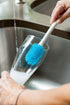 Joie Bottle Brush, Silicone Scrubber with Long Handle, Ideal for Cleaning Water Bottles, Baby Bottles and Glasses