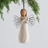 Willow Tree Sign for Love Ornament, Hand-Painted Sculpted Figure