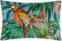 JWH Rust Parrot Throw Pillow Covers Decorative Print Forest Leaf Accent Pillow