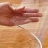 14x24 inch Clear Table Protector, Plastic PVC Desk Cover for Wood Furniture and Glass Dining Tabletop, Waterproof