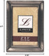Lawrence 11523 Antique Pewter Picture Frame, 2x3 Inch, Beaded Edge Design